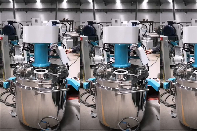 MC-concentric double shaft viscous paste mixer